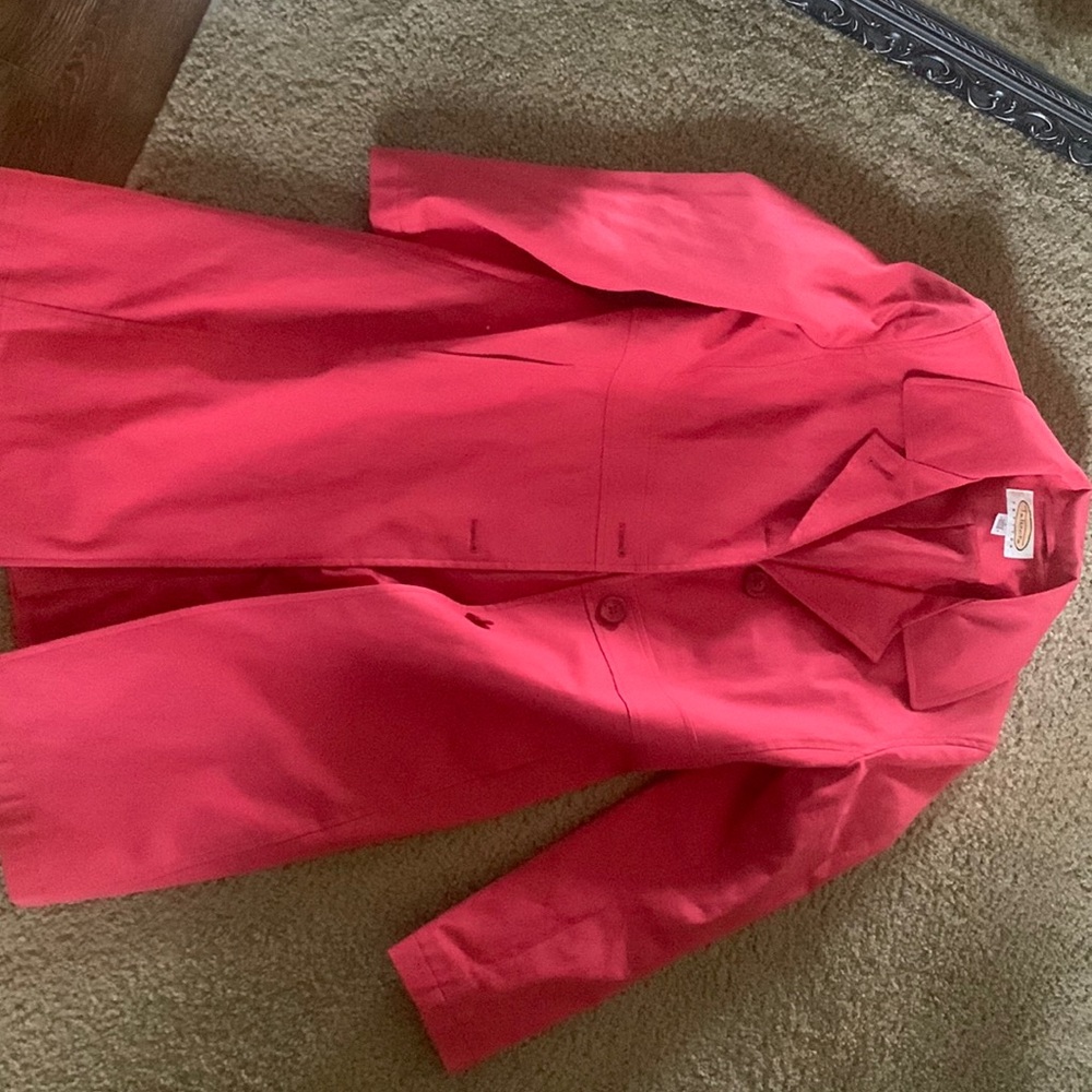 Talbots Coral Lightweight Trench Coat